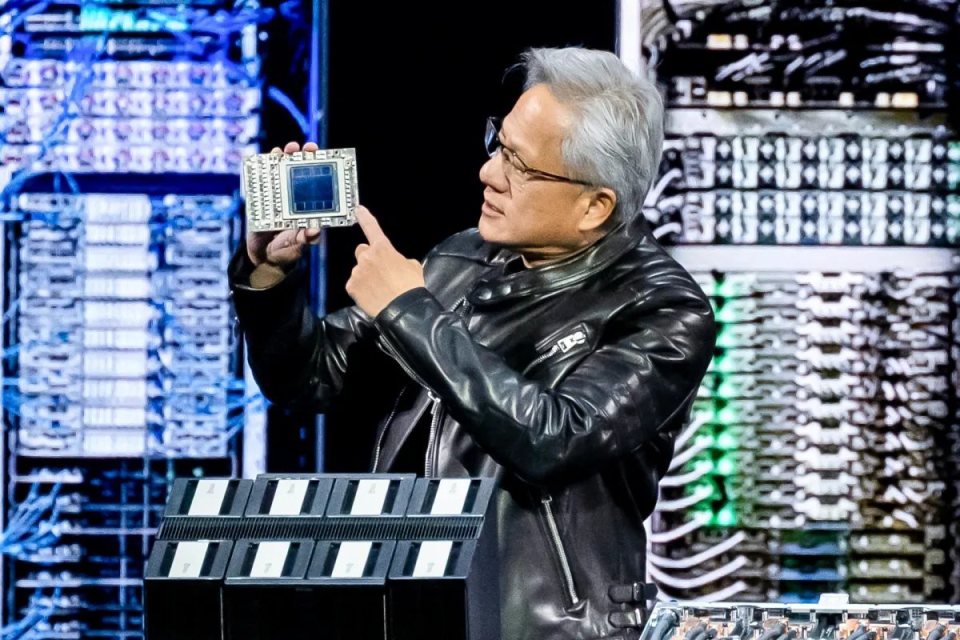 Nvidia'nın yapay zeka çiplerine ilişkin haber görseli