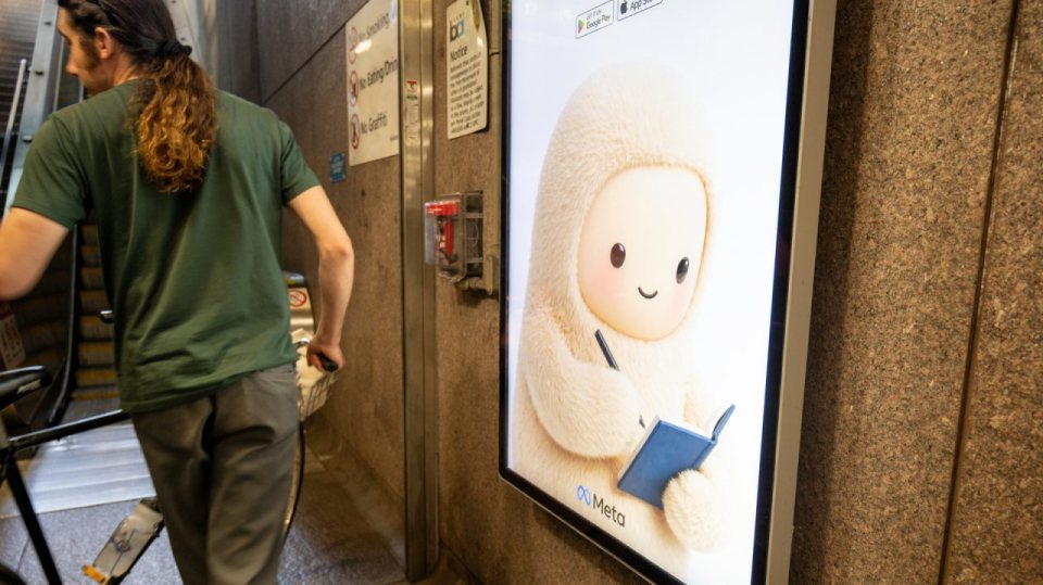 Meta'nın Muse ajanını tanıtan reklam görseli