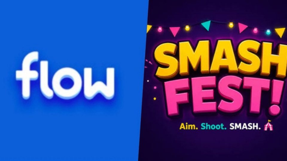 Flow Games ve Smash Fest! logoları