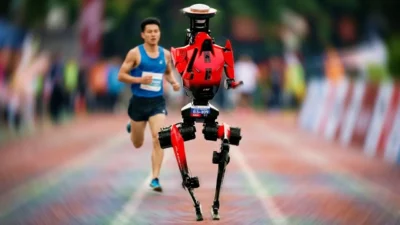 Çin’de düzenlenen yarı maratonda Honor'un insansı robotu Lightning, 50 dakika