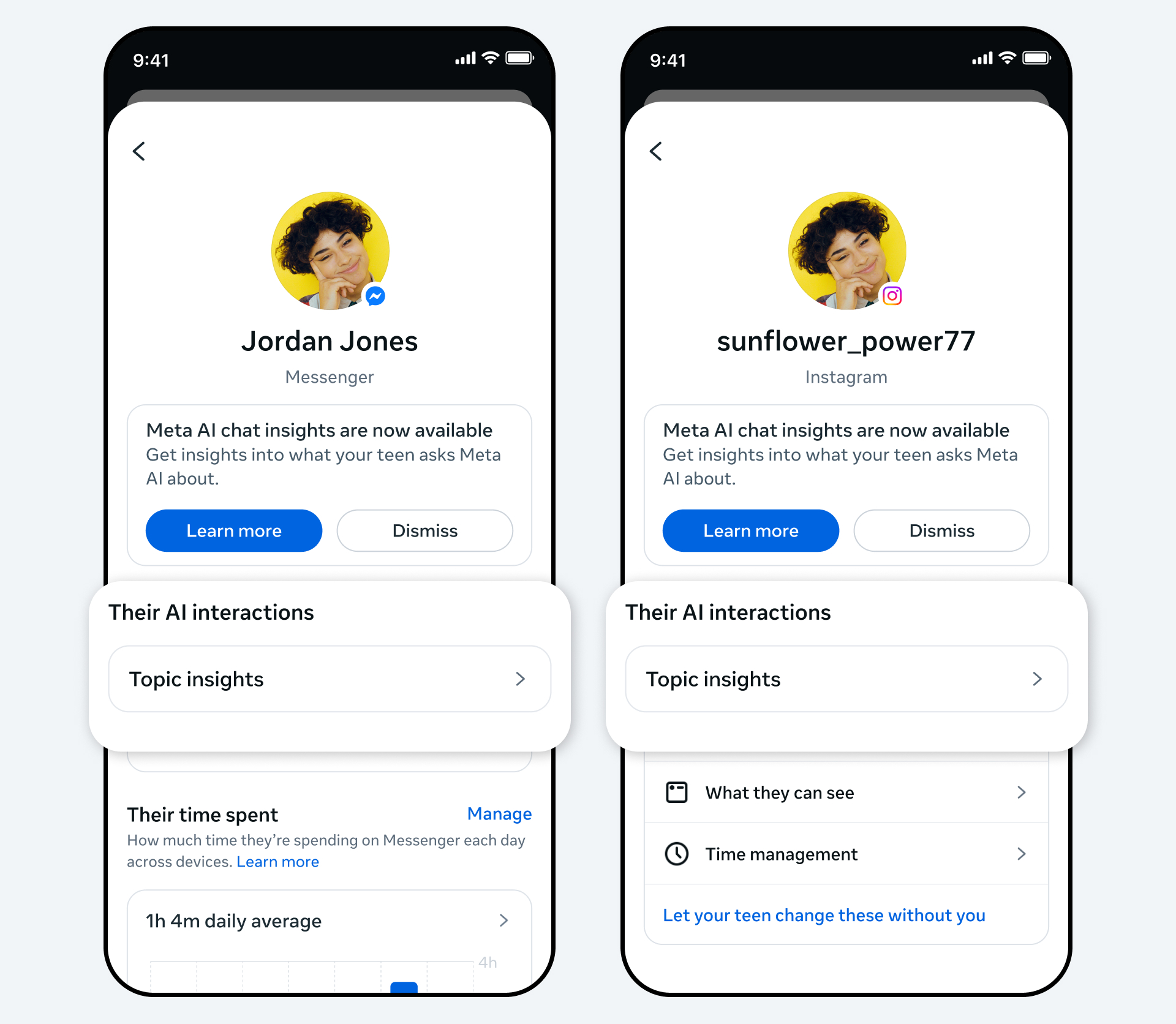 Aileler, çocukların yapay zeka sohbetlerini takip edilebilecek