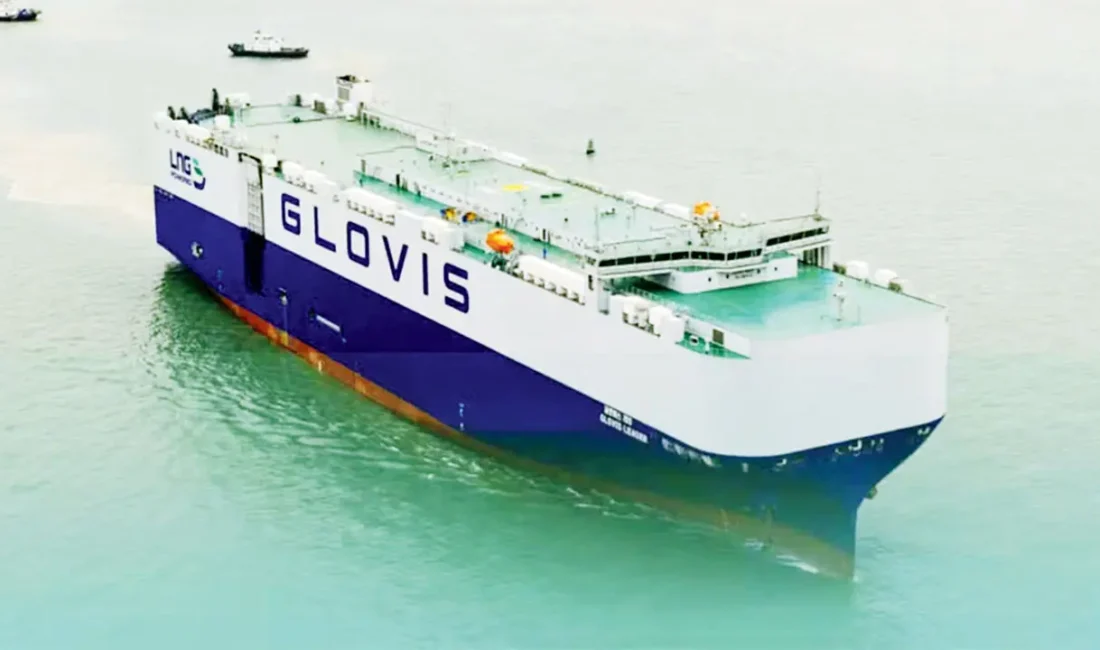 Dünyanın en büyük otomobil taşıma gemisi Glovis Leader, 10.800 araçlık