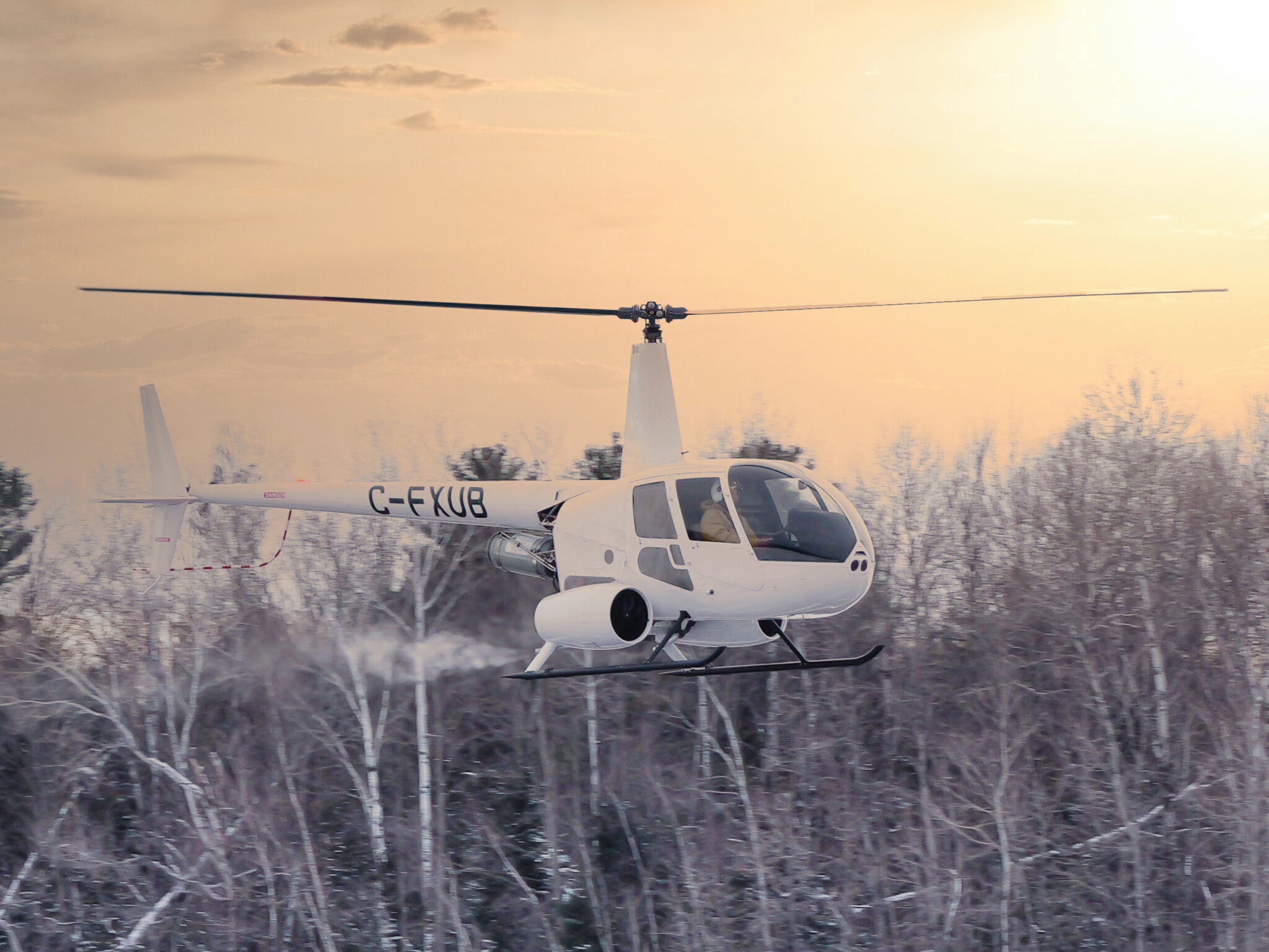 Robinson R44 hidrojen gücüyle havalandı