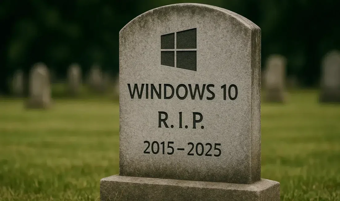 Fransa'da aktivistler, Microsoft'un Windows 10 desteğini bitirme kararını sembolik bir