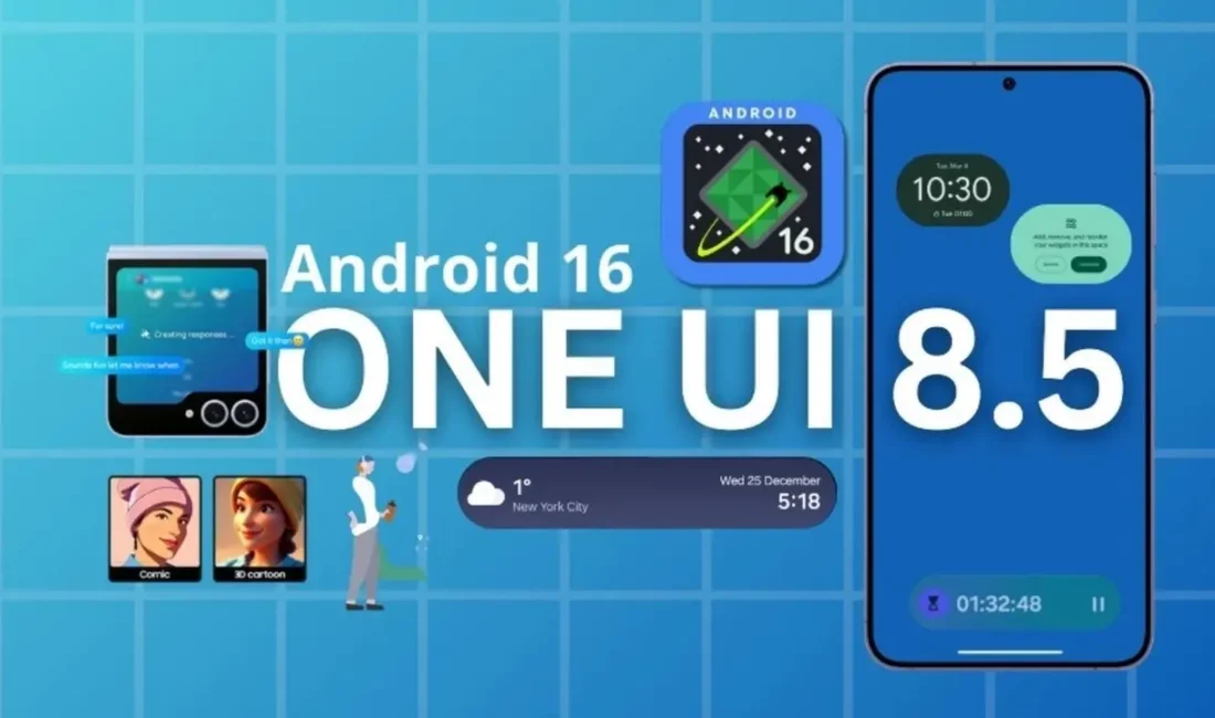 One UI 8.5 kararlı sürüm güncellemesi, premium amiral gemilerinin ardından