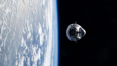 Uluslararası Uzay İstasyonu'nda (ISS) görevli bir astronot tarafından Dünya yakınında