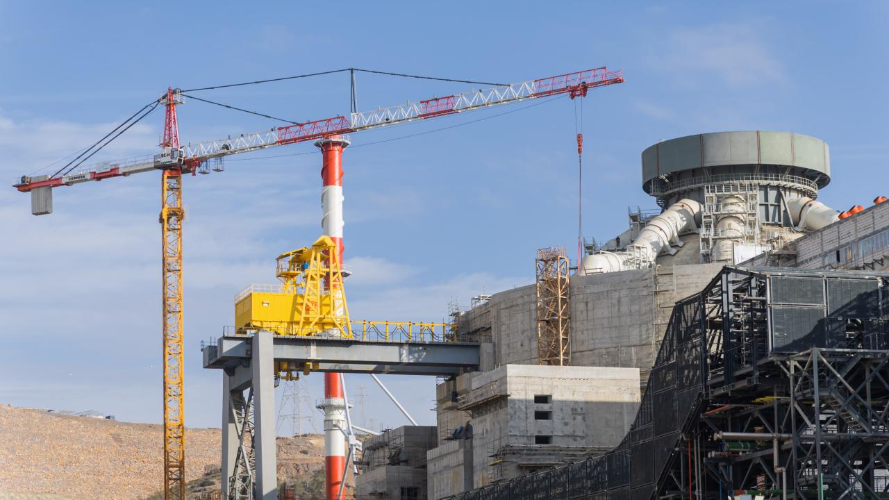 Türkiye'nin ilk nükleer enerji projesi Akkuyu Nükleer Güç Santrali'nde inşası