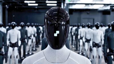İnsansı robot teknolojileri geliştiren Figure AI şirketinin kendi tesislerinde görev