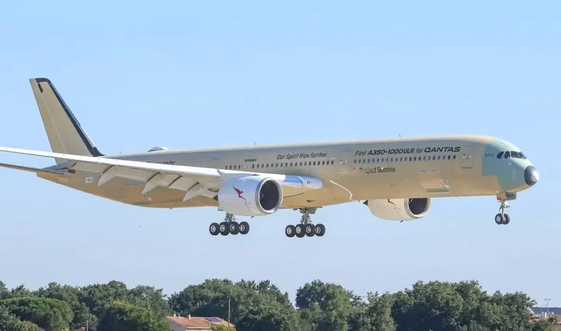 Airbus'ın ultra uzun menzil için özel olarak geliştirdiği A350-1000ULR modeli,
