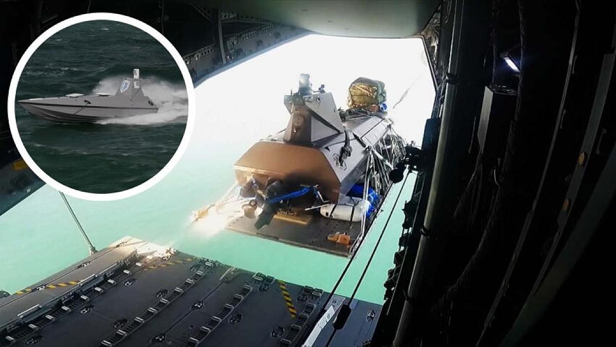 İnsansız deniz araçları artık havadan konuşlandırılacak