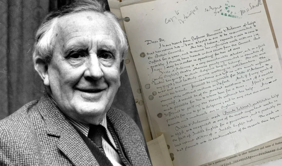 Yüzüklerin Efendisi serisinin efsanevi yazarı J.R.R. Tolkien'in, işitme engelli bir