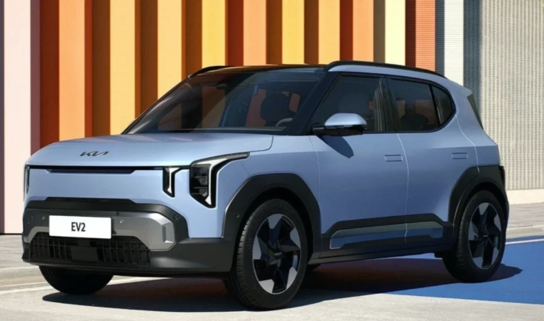 Kia'nın uygun fiyatlı yeni elektrikli SUV modeli EV2'nin, iki milyon