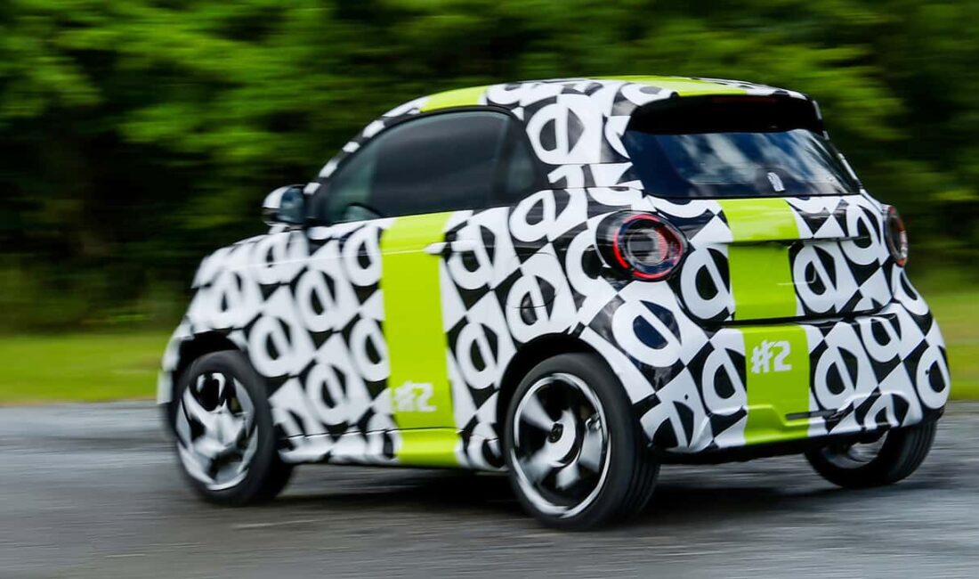 İki kişilik elektrikli araç: Smart #2 için geri sayım başladı! İki kişilik şehir otomobili Fortwo modelinin yerini alacak olan tamamen