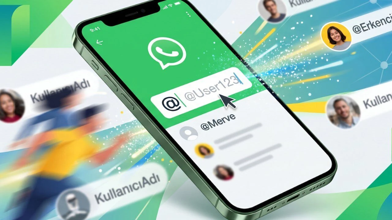 WhatsApp, kullanıcıların telefon numaralarını paylaşmadan sadece belirledikleri benzersiz isimler üzerinden
